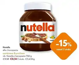 OKay Nutella chocopasta aanbieding