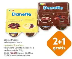 OKay Danone Danette chocolade- & vanillesmaak aanbieding