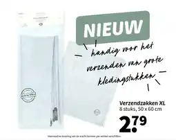 Wibra Verzendzakken XL aanbieding