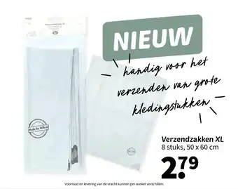 Wibra Verzendzakken XL aanbieding