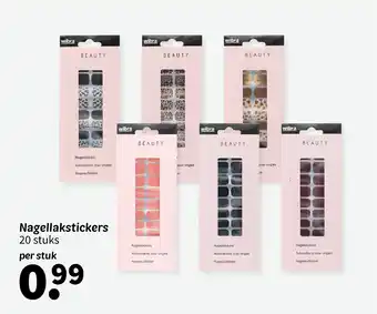 Wibra Nagellakstickers aanbieding