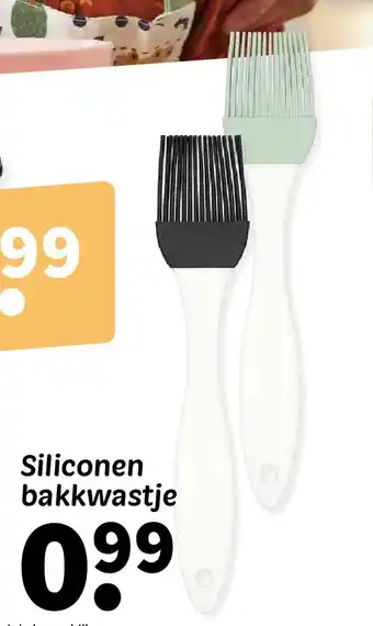 Wibra Siliconen bakkwastje aanbieding