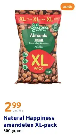 Action Natural Happiness amandelen XL-pack aanbieding