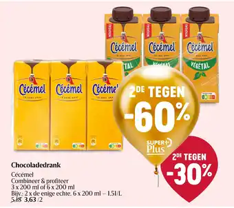 Delhaize Chocoladedrank aanbieding