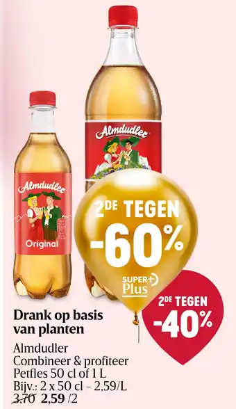 Delhaize Drank op basis van planten aanbieding