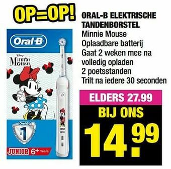 Big Bazar Oral-b elektrische tandenborstel aanbieding
