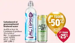 Delhaize Geïoniseerd of gearomatiseerd bruisend water aanbieding