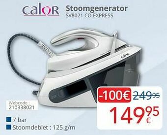 Eldi Calor stoomgenerator sv8021 co express aanbieding