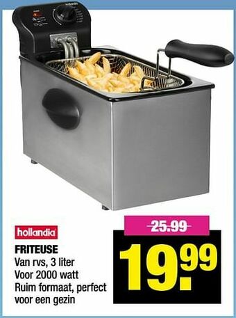 Big Bazar Hollandia friteuse aanbieding