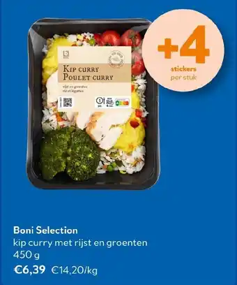 OKay Boni Selection kip curry met rijst en groenten aanbieding