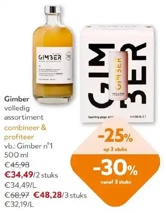 OKay Gimber volledig assortiment aanbieding