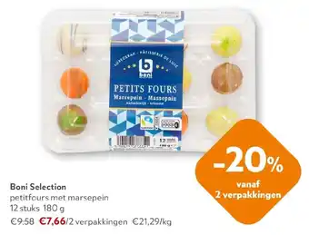 OKay Boni Selection Petitfours met Marsepein aanbieding