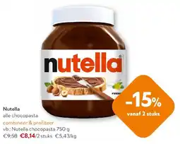 OKay Nutella Alle Chocopasta aanbieding