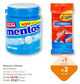 OKay Stimorol of Mentos alle kauwgom aanbieding