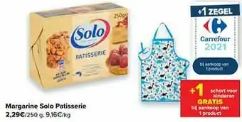 Carrefour Margarine solo patisserie aanbieding