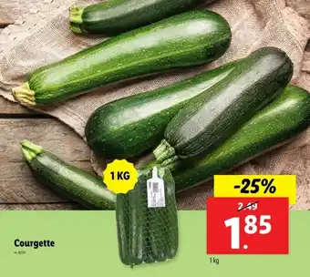 Lidl Courgette aanbieding