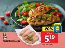 Lidl Kippenborsthaasjes aanbieding