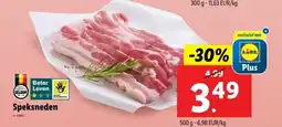 Lidl Speksneden aanbieding