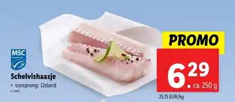 Lidl Schelvishaasje aanbieding