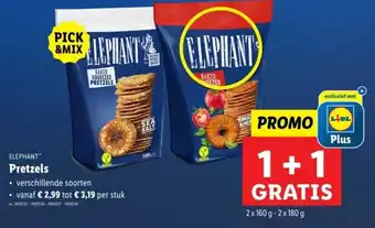 Lidl Elephant pretzels aanbieding