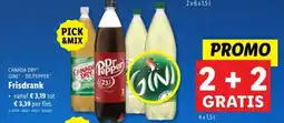 Lidl Canada dry gini Dr.pepper frisdrank aanbieding