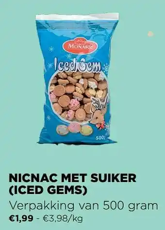 Jumbo Nicnac met suiker iced gems aanbieding