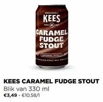 Kees caramel fudge stout