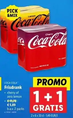 Lidl Coca cola frisdrank aanbieding