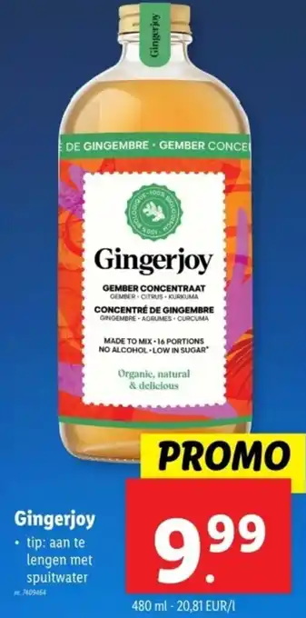 Lidl Gingerjoy aanbieding