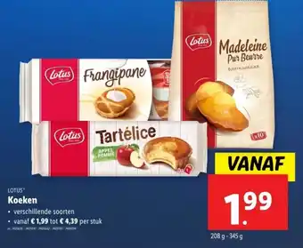 Lidl Lotus koeken aanbieding