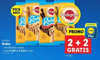 Lidl Pedigree rodeo aanbieding