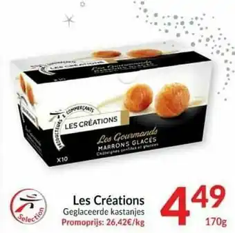 Intermarché Les créations geglaceerde kastanjes aanbieding