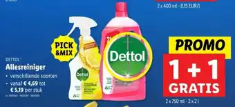 Lidl Dettol allesreiniger aanbieding