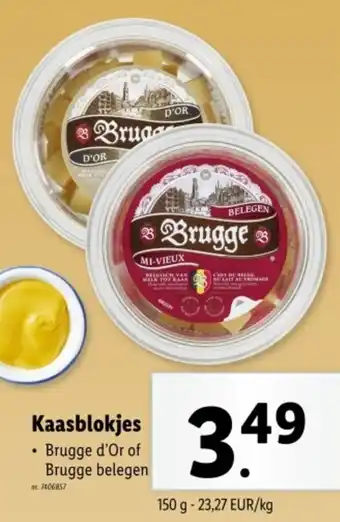 Lidl Kaasblokjes aanbieding