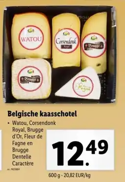 Lidl Belgische kaasschotel aanbieding