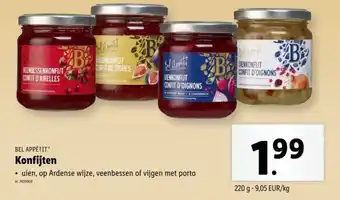 Lidl Bel appétit konfijten aanbieding