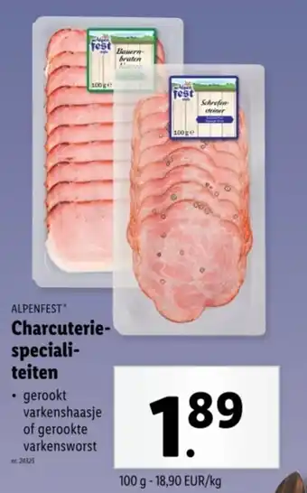 Lidl Alpenfest charcuterie speciali teiten aanbieding