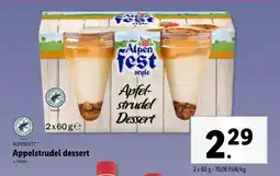 Lidl Alpenfest appelstrudel dessert aanbieding