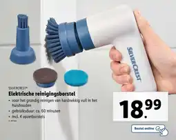 Lidl Silvercrest elektrische reinigingsborstel aanbieding