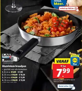 Lidl Aluminium braadpan aanbieding