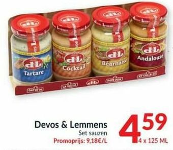 Devos + lemmens set sauzen