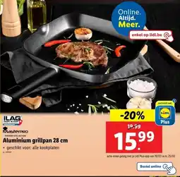 Lidl Aluminium grillpan aanbieding