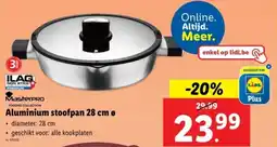 Lidl Aluminium stoofpan aanbieding