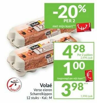 Intermarché Volaé verse eieren scharrelkippen aanbieding