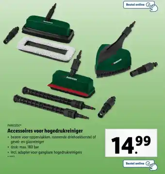 Lidl Parkside accessoires voor hogedrukreiniger aanbieding