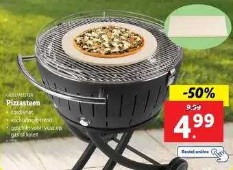 Lidl Grillmeister pizzasteen aanbieding