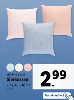 Lidl Livarno home sierkussen aanbieding