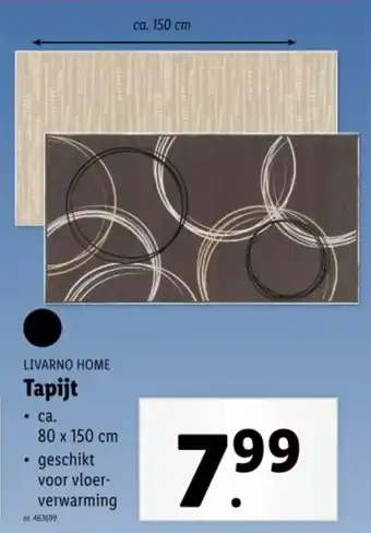 Lidl Livarno home tapijt aanbieding