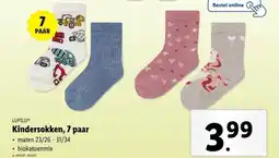 Lidl Lupilu kindersokken aanbieding