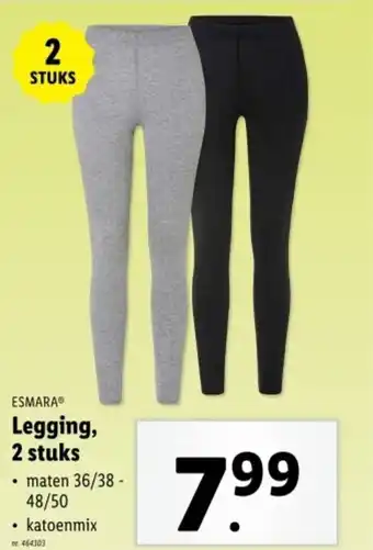 Lidl ESMARA Legging aanbieding